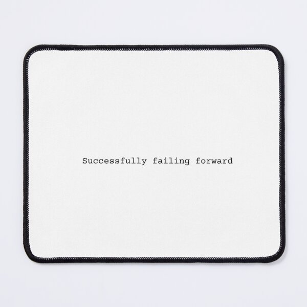 Item preview, Successfully Failing Forward Typewriter Quote designed and sold by JustMerchBaiday.