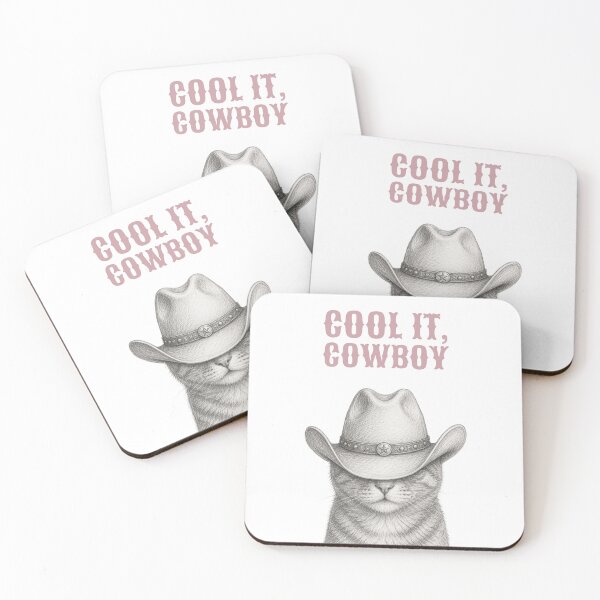 Item preview, Cool it, cowboy (cat) designed and sold by hazywares.