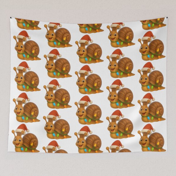 Item preview, Christmas Mollusk Snail designed and sold by Sillytoe.