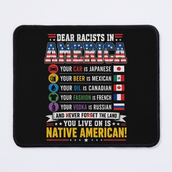 Item preview, Anti Racism Quote - Native American Land Sovereignty Political Statement designed and sold by Cree8if.