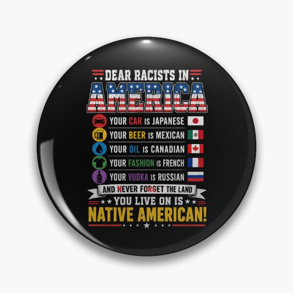 Item preview, Anti Racism Quote - Native American Land Sovereignty Political Statement designed and sold by Cree8if.
