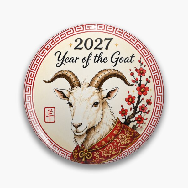 Item preview, Year 2027 Chinese Sticker 2 designed and sold by Flavaprints4u.