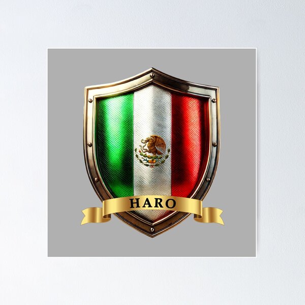 Item preview, Haro Mexican Heritage Crest Shield designed and sold by Highlandkings.