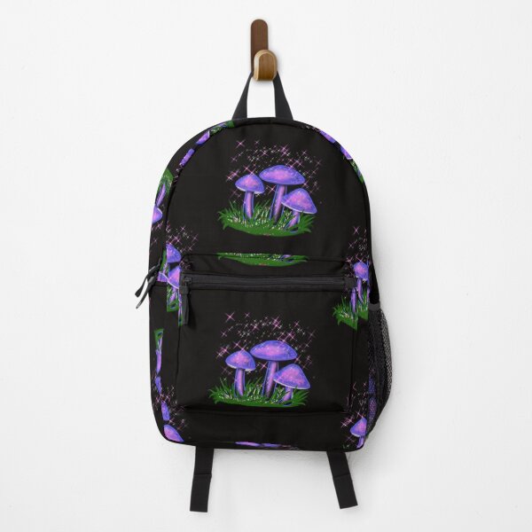 Item preview, Purple Glowing Mushrooms designed and sold by Nightflyer Art.