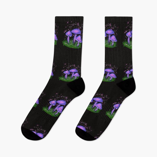Item preview, Purple Glowing Mushrooms  designed and sold by Nightflyer Art.