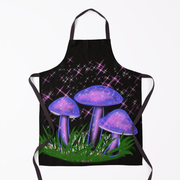 Item preview, Purple Glowing Mushrooms designed and sold by Nightflyer Art.