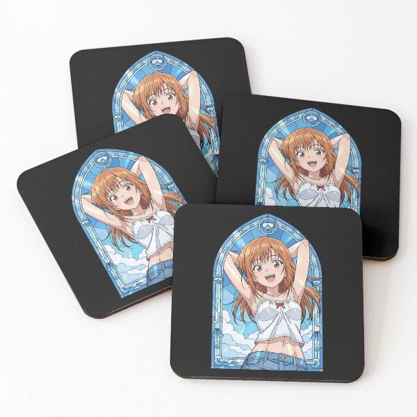 Item preview, Aina Yoshiwara Grand Blue Summer Sky Stained Glass Smile designed and sold by mildaclairmo.