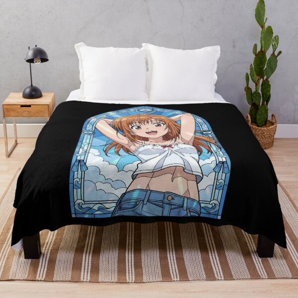 Item preview, Aina Yoshiwara Grand Blue Summer Sky Stained Glass Smile designed and sold by mildaclairmo.