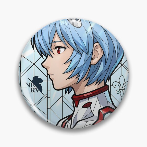 Item preview, Rei Ayanami Neon Genesis Evangelion Pale Stained Glass designed and sold by mildaclairmo.