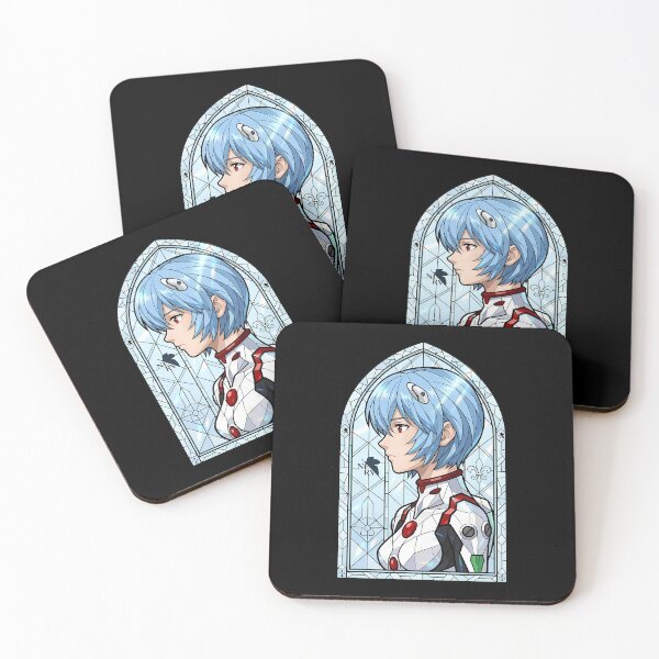 Item preview, Rei Ayanami Neon Genesis Evangelion Pale Stained Glass designed and sold by mildaclairmo.
