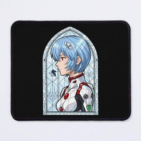 Item preview, Rei Ayanami Neon Genesis Evangelion Pale Stained Glass designed and sold by mildaclairmo.