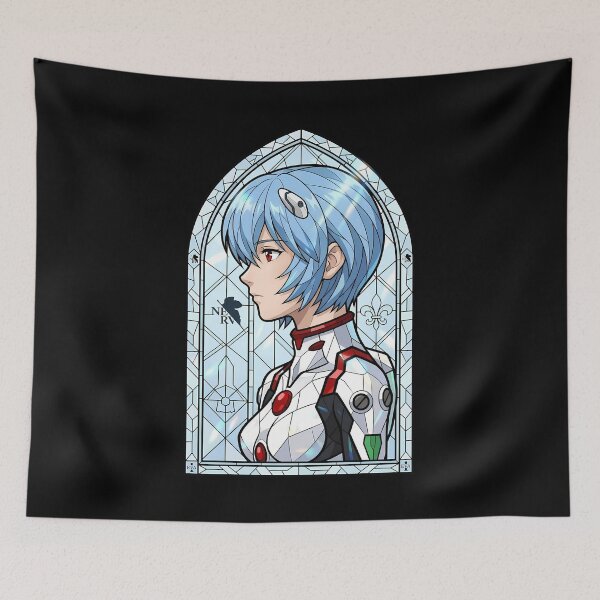 Item preview, Rei Ayanami Neon Genesis Evangelion Pale Stained Glass designed and sold by mildaclairmo.