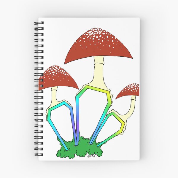 Item preview, Geometric mushrooms designed and sold by Sol Nox Creative.