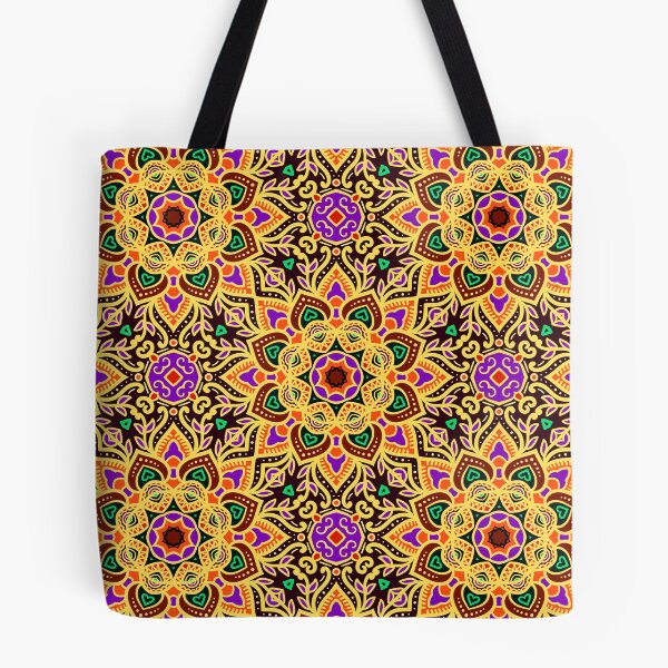 Item preview, Yellow And Purple Mexican Tile Pattern Art Designs designed and sold by DEC02.