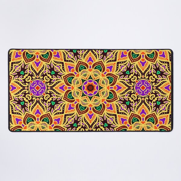 Item preview, Yellow And Purple Mexican Tile Pattern Art Designs designed and sold by DEC02.