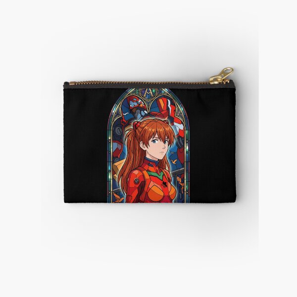Item preview, Asuka Langley Soryu Neon Genesis Evangelion Plugsuit Stained Glass Portrait designed and sold by mildaclairmo.