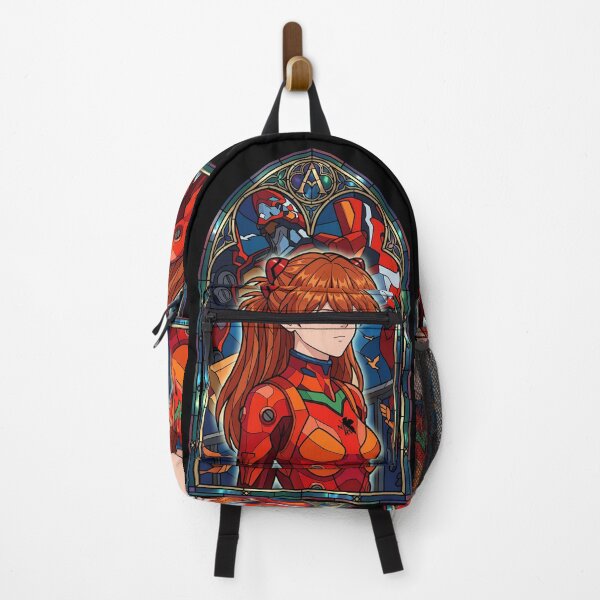 Item preview, Asuka Langley Soryu Neon Genesis Evangelion Plugsuit Stained Glass Portrait designed and sold by mildaclairmo.