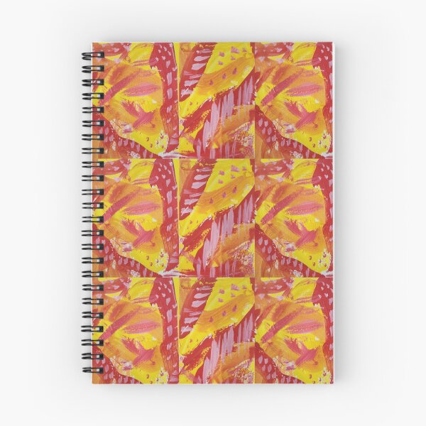 Item preview, Bohemian Golden Sunset Acrylic Abstract Orange Crimson Red designed and sold by Designs by Sara Felton.