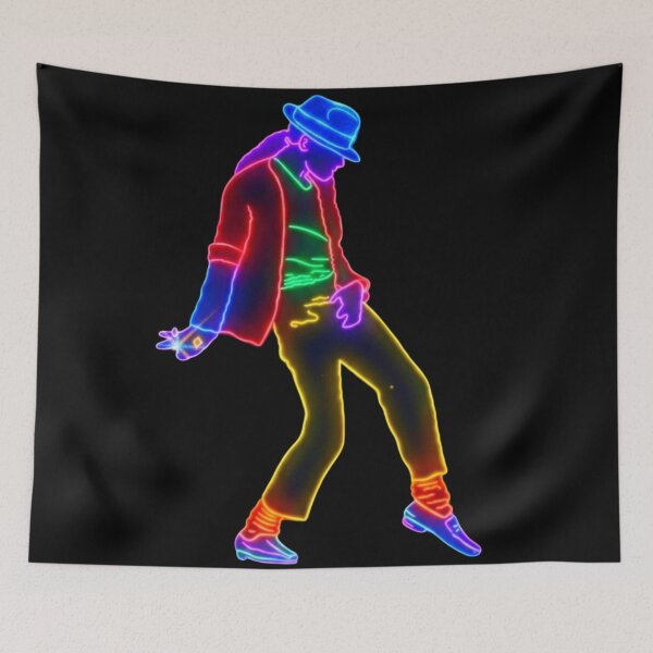 Item preview, Neon Retro Dance Legend Silhouette Pop Art designed and sold by ExploreAura Studio.