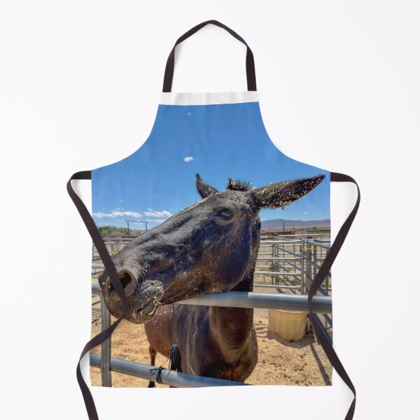 Item preview, Donkey mule with straw wakes up for a visit designed and sold by MYTOPSHELF.
