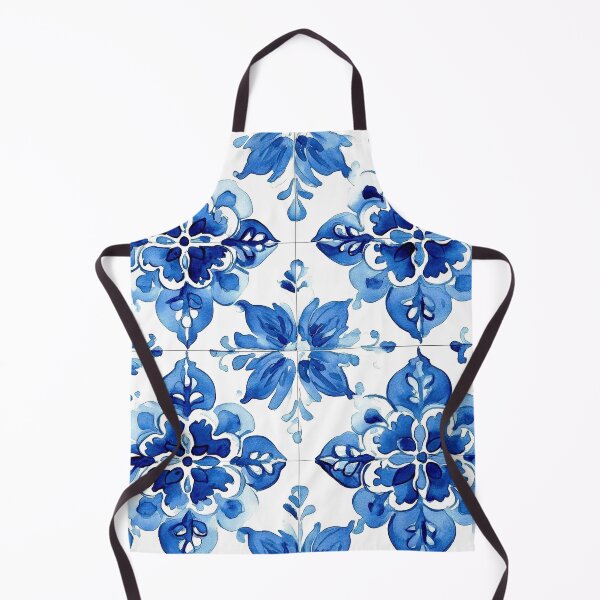 Item preview, Blue And White Spanish Portuguese Tile Designs Art designed and sold by DEC02.