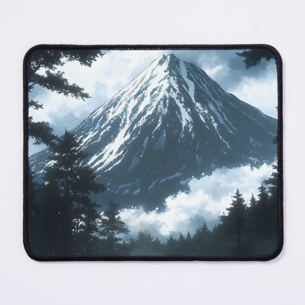 Item preview, Japanese Campsite Bonfire Mountain Forest Mist Camping Adventure designed and sold by mildaclairmo.