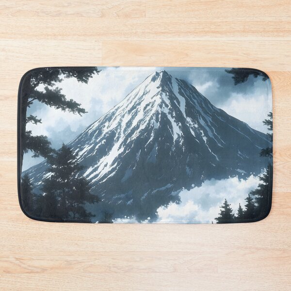 Item preview, Japanese Campsite Bonfire Mountain Forest Mist Camping Adventure designed and sold by mildaclairmo.