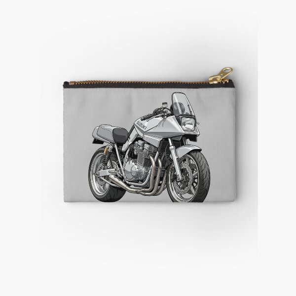 Item preview, Silver Suzuki Katana 1100 Classic 80s Superbike Motorcycle Illustration designed and sold by Motorline44.
