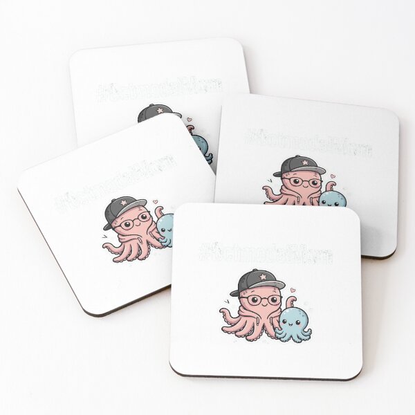 Item preview, Cute Octopus Mom and Baby Kawaii Design designed and sold by WeBestdesign.