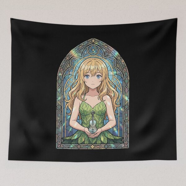 Item preview, Kaori Miyazono Your Lie In April Ethereal Violin Stained Glass Dream designed and sold by mildaclairmo.