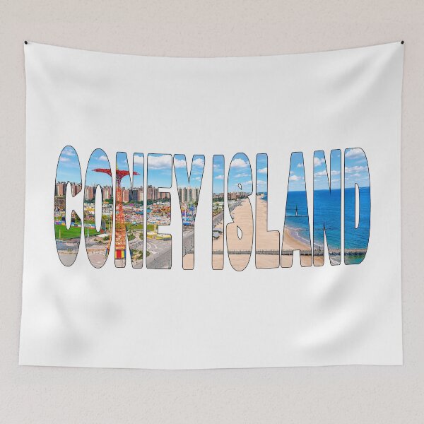 Item preview, CONEY ISLAND Brooklyn New York - Famous Historic Amusement Park Beach designed and sold by Adam Gormley.