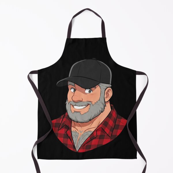 Item preview, Lumber Gay Daddy | Gay Bear Portrait Illustration designed and sold by BrokenLabel.