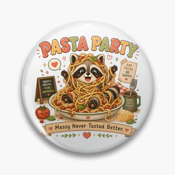 Item preview, Cute Pasta Raccoon Kawaii T-Shirt | Pasta Party Spaghetti Lover Funny Food Animal Gift designed and sold by Snackwear Apparel.