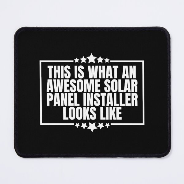 Item preview, This Is What An Awesome Solar Panel Installer Looks Like Retro Career designed and sold by Dondonmart.