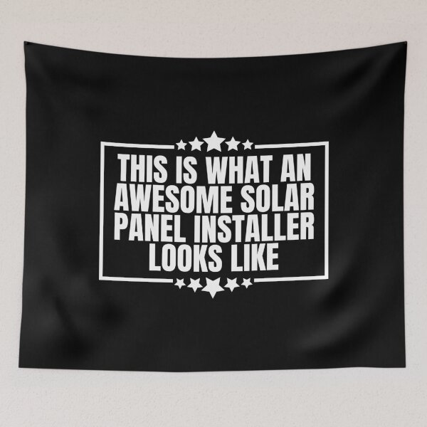 Item preview, This Is What An Awesome Solar Panel Installer Looks Like Retro Career designed and sold by Dondonmart.