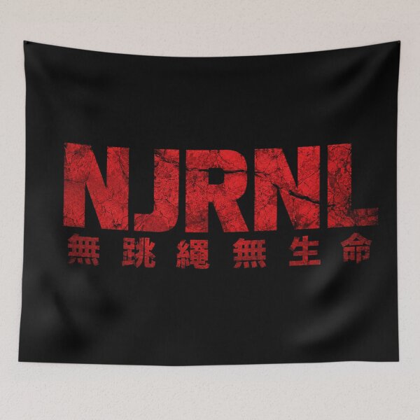 Item preview, NJRNL Kanji Distressed Streetwear designed and sold by NJRNL Apparel .