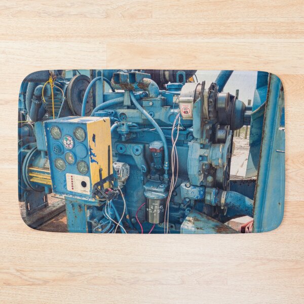 Item preview, Vintage Diesel Engine Photo Workshop Wall Art designed and sold by Jiantmindworks.