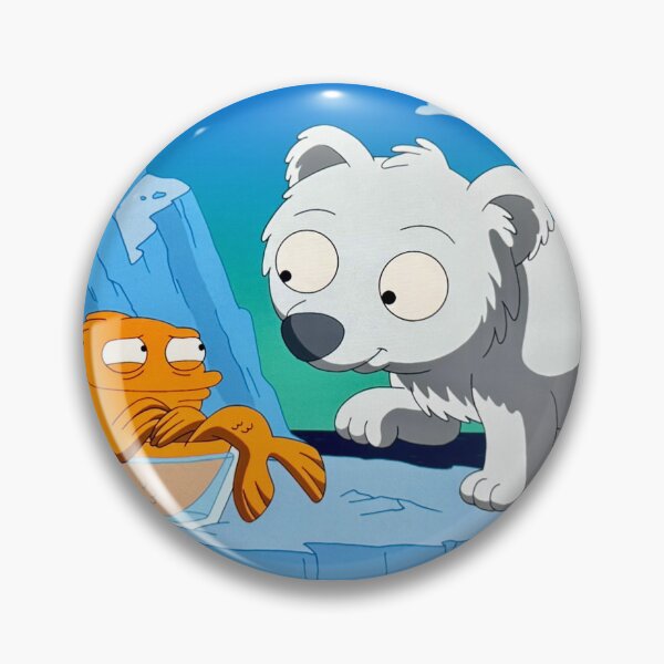 Item preview, Klaus Polar Bear Goldfish American Dad Pet designed and sold by cutiecrypt.
