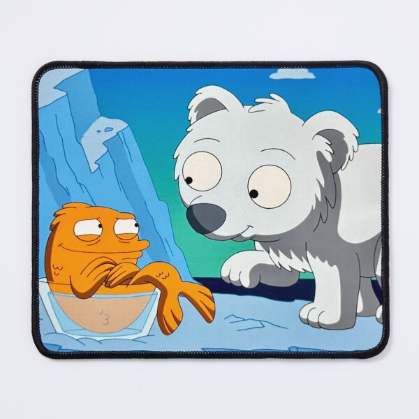 Item preview, Klaus Polar Bear Goldfish American Dad Pet designed and sold by cutiecrypt.