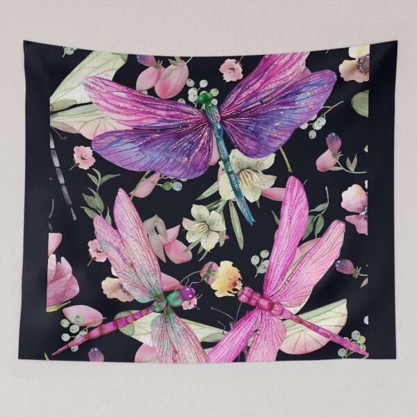 Item preview, Dragonfly Times Three designed and sold by MountainRoisin.