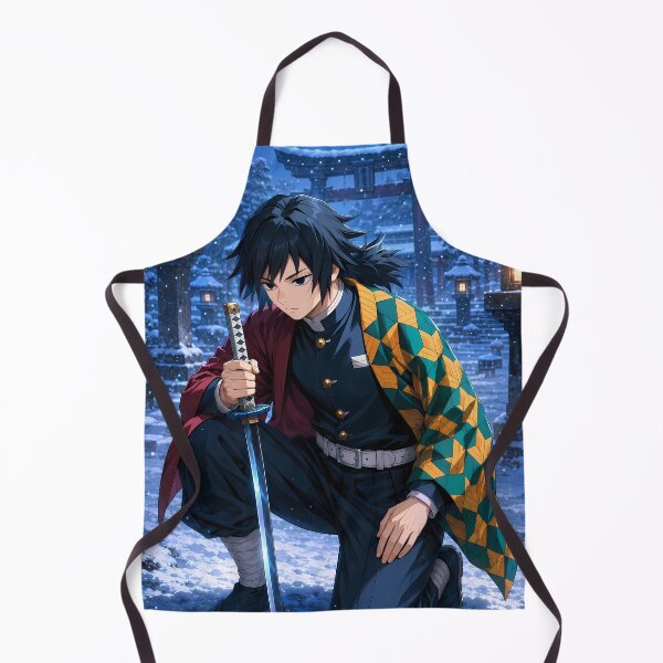 Item preview, Giyu Tomioka Demon Slayer Snowy Shrine Silence designed and sold by mildaclairmo.