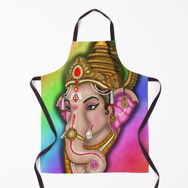 Item preview, Lord Ganesha Artwork | Divine Ganpati Digital Art | Hindu God Illustration designed and sold by Harshit_Digital_Arts.