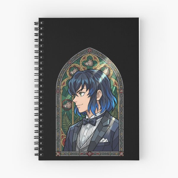 Item preview, Inosuke Hashibira Demon Slayer Elegant Stained Glass Smile designed and sold by mildaclairmo.