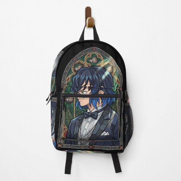 Item preview, Inosuke Hashibira Demon Slayer Elegant Stained Glass Smile designed and sold by mildaclairmo.