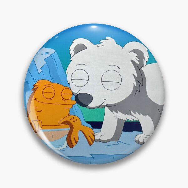 Item preview, Klaus Polar Bear Goldfish Nuzzle American Dad designed and sold by cutiecrypt.