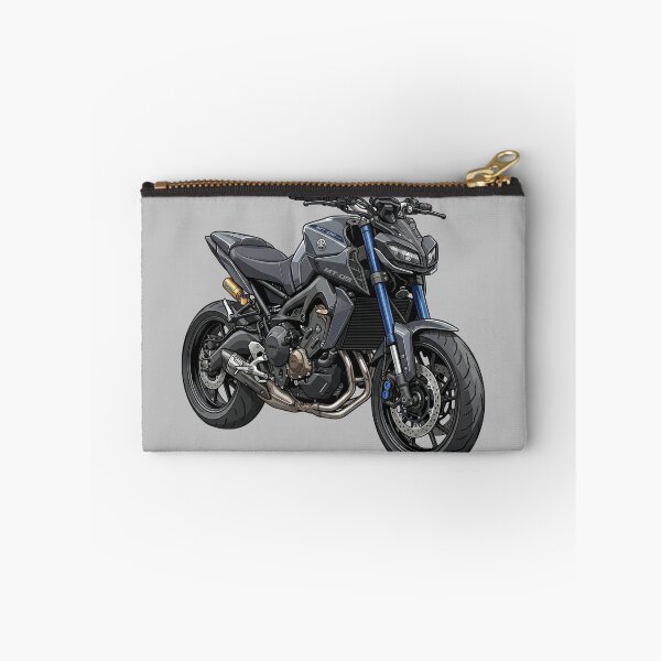 Item preview, Black Blue Yamaha MT-09 SP Hypernaked Motorcycle Vector Illustration designed and sold by Motorline44.