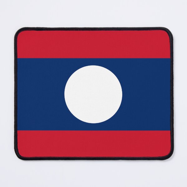 Item preview, Laos Flag designed and sold by FlagsandSymbols.