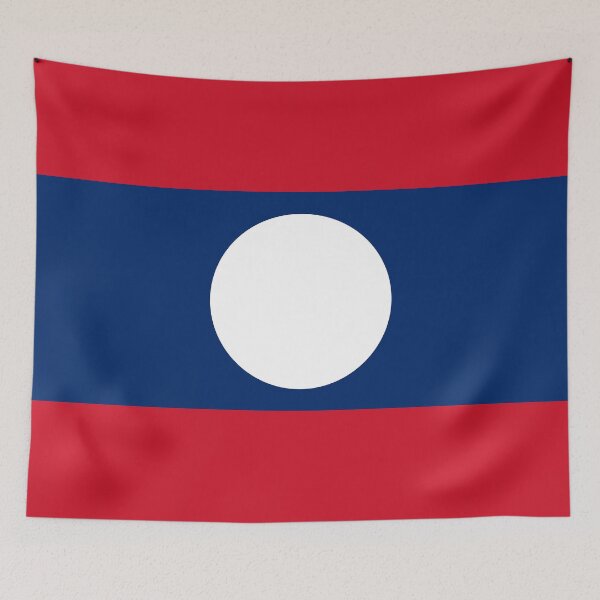 Item preview, Laos Flag designed and sold by FlagsandSymbols.