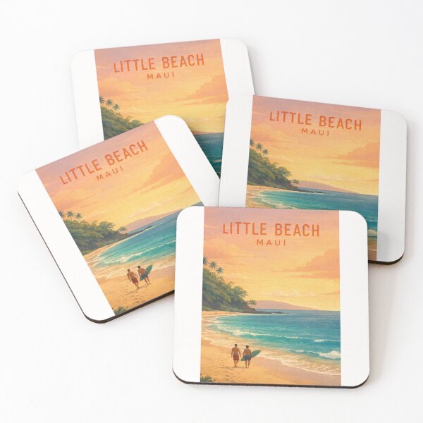 Item preview, Little Beach Maui Hawaii Tropical Coast and Pacific Ocean Sunset designed and sold by Places On Earth.