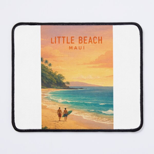 Item preview, Little Beach Maui Hawaii Tropical Coast and Pacific Ocean Sunset designed and sold by Places On Earth.